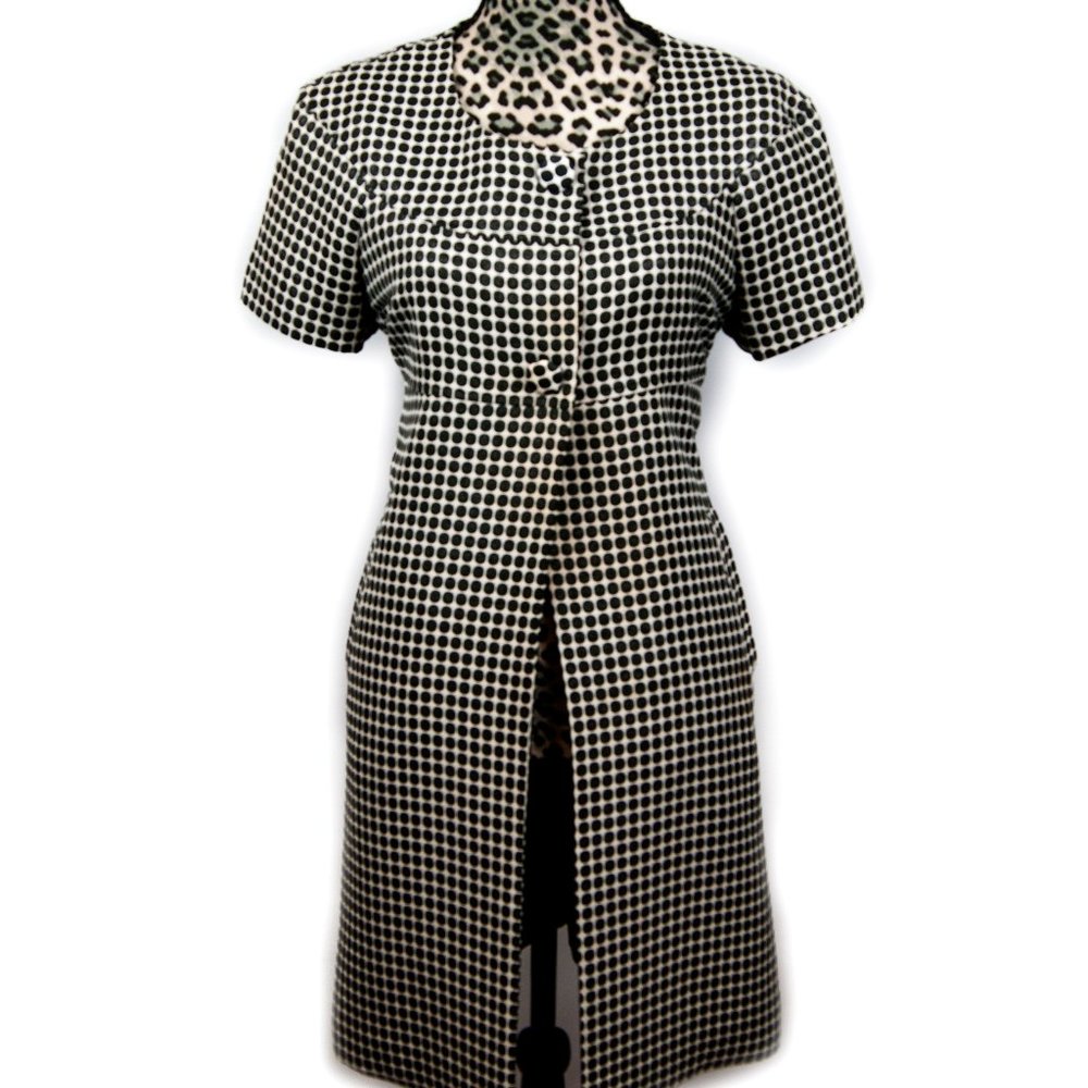 New York & Company Collection Black & White Coat 6